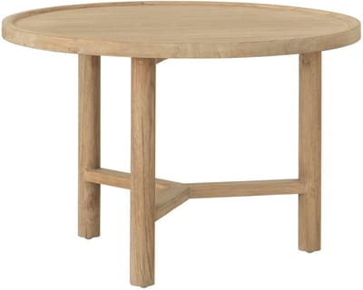 DTP Home Coffee table Forte round medium,40xØ60 cm, teakwood natural