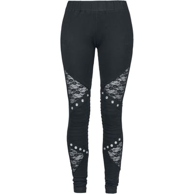 Vixxsin - Gothic Legging - Rev Leggings - S tot XXL - voor Vrouwen - zwart
