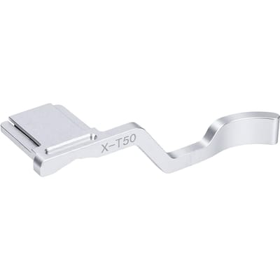 Duimgrip Geschikt voor XT50 Camera CNC Gefreesd Geanodiseerd Aluminiumlegering Duim Omhoog Steun Handgreep Zilver zilver