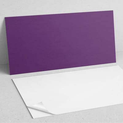 Coloray Wandpanelen Zelfklevend - Violet PVC Wandpaneel - 100 cm x 50 cm - Paars Wandbekleding Zelfklevend - 1 stuk - Eénkleurige Wandpanelen Zelfklevend - Wandbord Keuken - Wandpaneel Badkamer