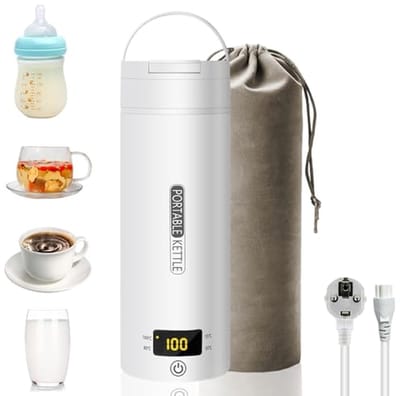 Elektrische Reiskoker - Draagbare Waterkoker - Drankjes Bereiden - Constante Temperatuur - 500 ml - Wit