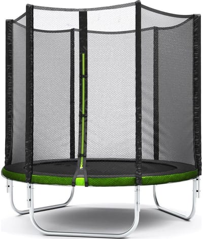 Viking Sports - Trampoline met net - Ø 140 cm - tot 25 kg - groen