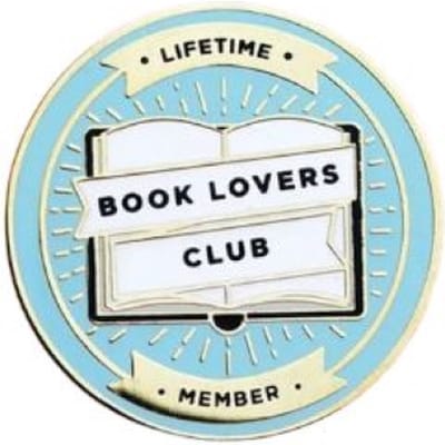 Pin Broche - enamel pin - kledingspeld - Book lovers club