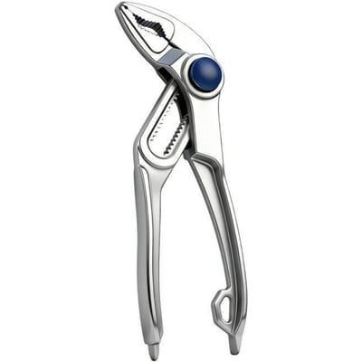 4 Inch Mini Pijptang Sleutel Waterpomptang Groefverbinding Tangen Heavy Duty Verstelbare Lock V-bek Voor Krappe Ruimtes Multi-oppervlakte Grip En Loodgieterswerk Reparaties