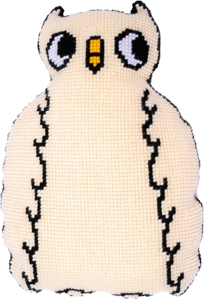 Vervaco - Kruissteekvormkussen kit met rug - Eva Mouton - Uil - PN-0199803 - Borduren - Borduurpakket - Borduurpakket volwassenen - Borduurpakket kind