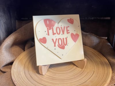 Callebaut - Chocolade voor valentijn - I Love You - Smaak Wit