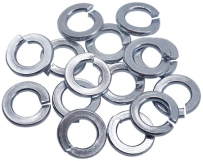 (Pack van 250 stuks) DIN 127 veerringen M8, metalen sluitringen, splitveersluitring (250, M8)