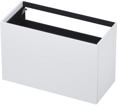 INK - Onderkast 2 Laden Push To Open 65cm Gelakt - 1000x450x650 Mm - Mat Wit