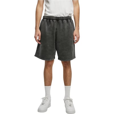 Urban Classics - Heavy Sand Washed Sweat Korte broek - L - Zwart