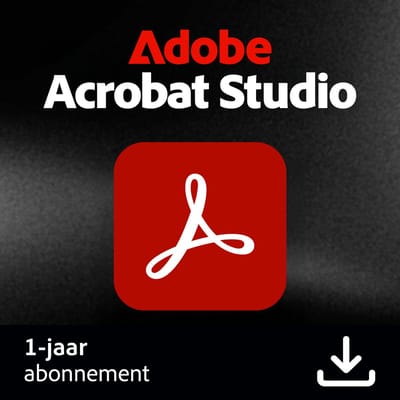 Adobe Acrobat Studio - 12 maanden Licentie - 1 Apparaat - Meertalig - PC - Mac - Download