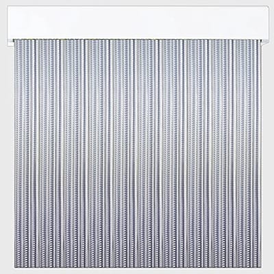 Buitengordijnen voor Insectenbescherming van PVC met Aluminium Stang (100x210 cm)