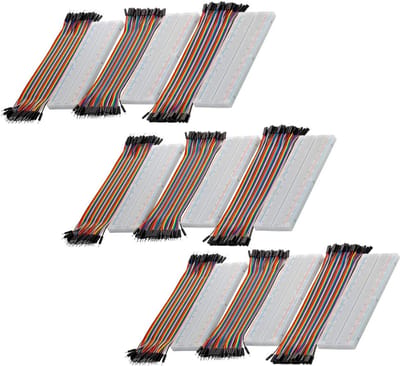 3 x Breadboard Set met Jumper Wires - MB102 Compatibel met Arduino en Raspberry Pi