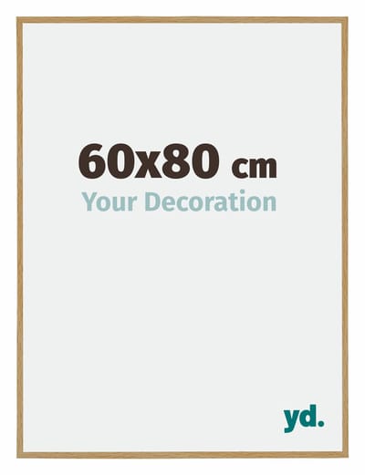 Your Decoration - Fotolijst 60x80 cm - Kunststof - Beuken Licht - Evry