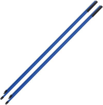 BRENZOOS- Golfuitlijningsstokken Opvouwbaar - Glasvezel - Lichtgewicht - 2-sectie - Duurzaam - Praktische Accessoire - Golfstokken