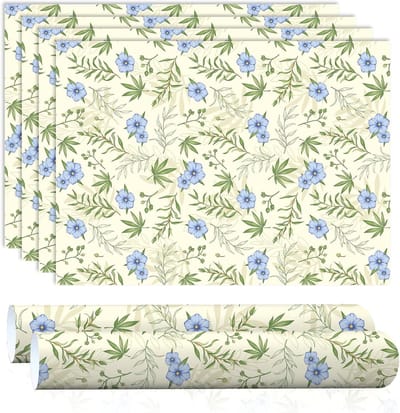 Linnen geurpapier voor lades, geurige kastpapier voor kledingkasten en meubels, 6 vellen