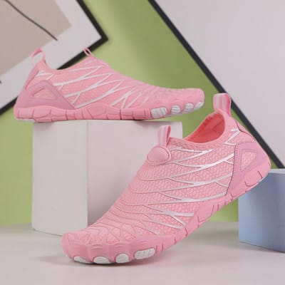 Upstream Schoenen Strand Zwemmen Waden Sneldrogend FiveFingers Yoga Fitness Snorkelen Vrije Tijd Vissen Unisex Schoenen 42 roze