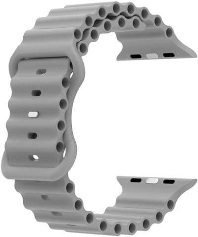 Siliconen bandje - geschikt voor Apple Watch series 1/2/3/4/5/6/7/8/9/10/11/ SE (1,2,3) / Ultra (1,2,3) met maat 44 mm / 45 mm / 46 mm / 49 mm - roze