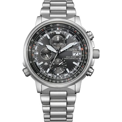 Citizen Promaster Sky AT8300-58E Horloge - Staal - Zilverkleurig - Ø 41 mm