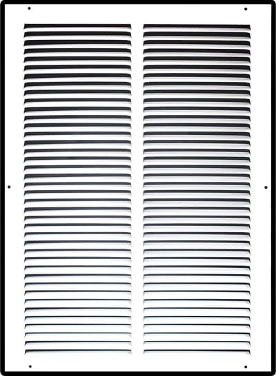 14" X 20" AirGrilles.com Heavy Duty stalen retourluchtrooster | HVAC-ventilatierooster voor zijwand en plafond, wit | Buitenafmetingen: 15,75 "B X 21,75 "H voor 14x20 kanaalopening