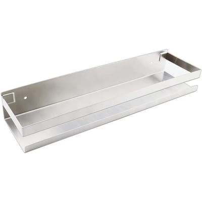 RVS Badkamerplank Zwart Douche Shampoo Opbergrek Zelfklevend Vierkant Keuken Badkamerplank 20cm 30cm 40cm 50cm