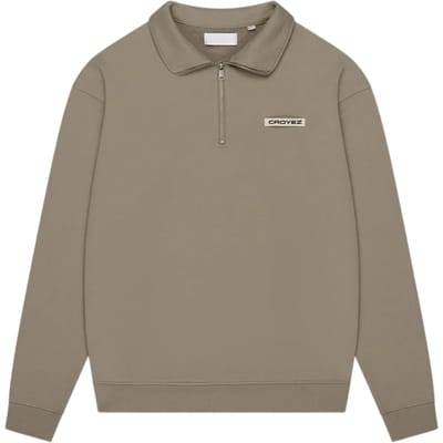croyez homme Etiquette half-zip sweaters cr2-pf25-02