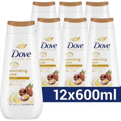 Dove Advanced Care Douchegel - Nourishing Care 12 x 600 ml