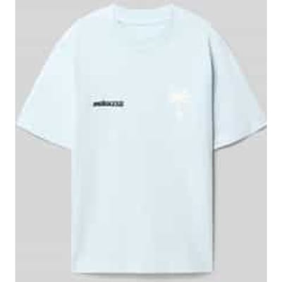 JACK&JONES - JCOCLUB BACK IMAGERY TEE SS CN JNR - Jongens - T-shirts - blauw - maat 152