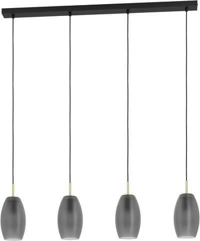 EGLO Batista Hanglamp - E27 - 94.5 cm - Zwart
