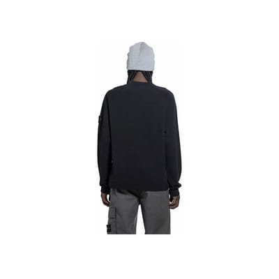 Stone Island Fleece Sweatshirt Zwart Unisex Tops 811562420-V0029 L black