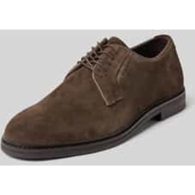 Veterschoenen met reliëflogo, model 'Bidford'