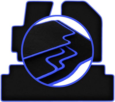 CARLUX-BLUE automatten voor: Kia Soul II minivan (2013-)