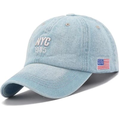 Unisex Nyc 1985 Borduur Baseballpetten Lente Herfst Buiten Verstelbaar Casual Petten Papa Pet Zonnehoed white
