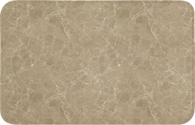 WC mat 80x50 cm - Antislip - Beige - Marmer - Witte aders - Toiletmat - Vloermat - Douchemat - Toilet tapijt - Toiletmatten