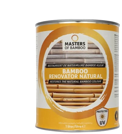 Masters of Bamboo® Bamboe Renovator 1L Naturel - Bamboe onderhoudsmiddel - Bamboe beits