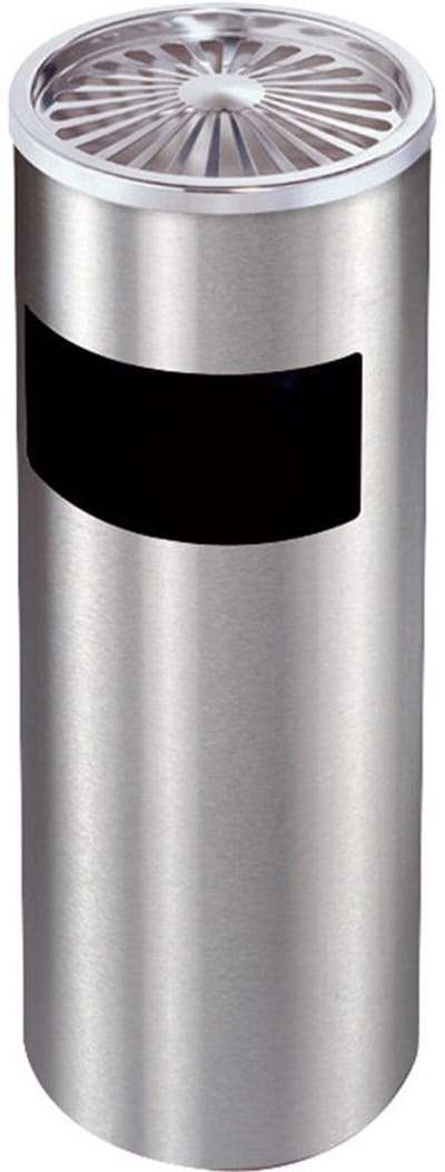Staande Asbak met RVS Afvalbak - Asbak Voor Buiten - Vloerasbak - Buitenasbak Groot - Rookpaal - Asbakken - 25x25x61