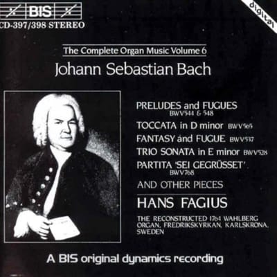 Hans Fagius - J.S. Bach: The Complete Organ Music Vol 6 (2 CD)