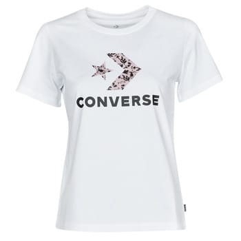 T-shirt Korte Mouw Converse STAR CHEVRON HYBRID FLOWER INFILL CLASSIC TEE