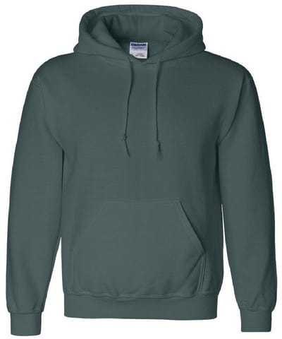 Gildan Zwaargewicht DryBlend Adult Unisex Hooded Sweatshirt Top / Hoodie (13 kleuren) (Bosgroen)