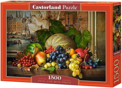 Puzzel 1500 Stukjes - Stilleven met Fruit - Educatief Puzzelplezier