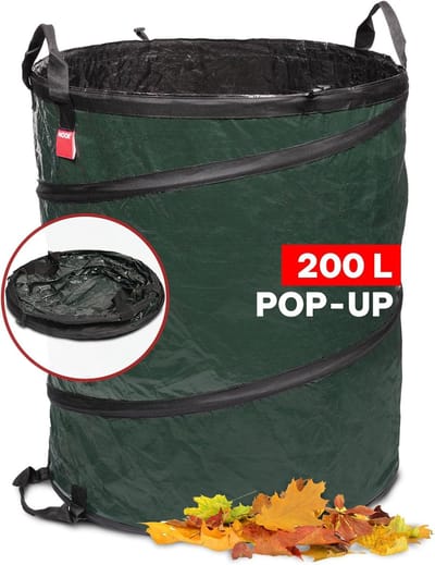 Grote Pop-Up Tuinzak XL - 200 Liter Scheurvast en Opvouwbaar voor Tuinafval