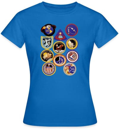 NASA Apollo-missie-insignes T-Shirt Dames