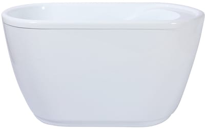 Vente-unique Slipperbad - 120 x 75 x 65 cm - Wit - 165 L - PICCOLA