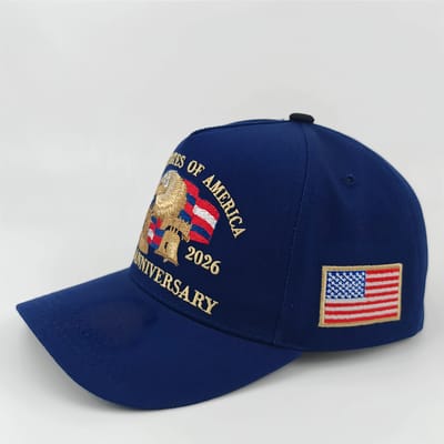 ONS. 250ste Jubileum Mijlpaalpet! Adelaar, Vlag, Vrijheidsbeeld & Klok. Merken 1776 - . Ideaal Voor Patriottische Zielen Bij Adjustable blue