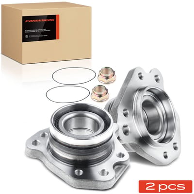 Frankberg 2x Wielnaaf Set Achter voor Citroën C4 Coupé I Peugeot 307