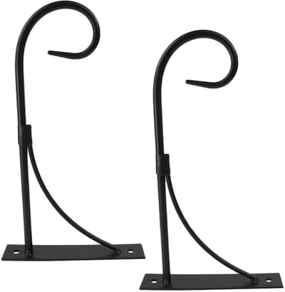Dailygoods- Plantenhangers Duurzaam - Hangende Bloempot - Plantenhaak - Muurbeugel - Tuinhanger - Verstelbare Hoogte - Ophangbeugels
