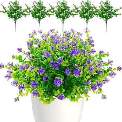 Dailygoods- Kunstbloemen UV-bestendig - Kunstplanten voor buiten - Kunstboeket - Decoratie binnen - Onderhoudsarm - Altijd vers en mooi - Nepplanten