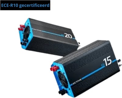 Omvormer zuivere sinus (4-in-1) 12V-230V - Ective SSI - SSI 10, 12V-230V
