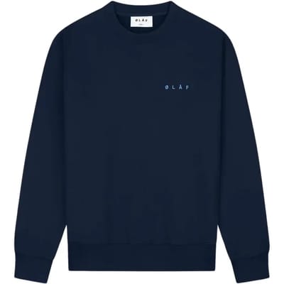 Sweater met ronde hals Olaf Hussein Lined Face