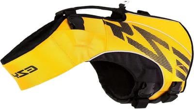 Honden Reddingsvest - Drijfhulp Veiligheid - Watersport Avontuur - Meer Drijfmateriaal - Maat Large - Geel