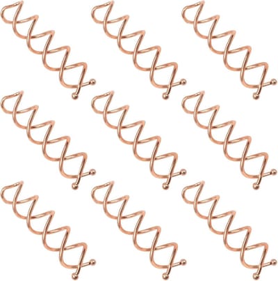 10x Rosie Gouden Spiraal Haarspelden voor Dik Haar - Snelle Haar Pin voor Rommelige Knot